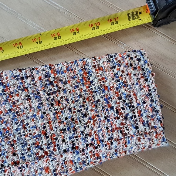 Draper's & Damon's Tweed Pearl Buttons Fun Colorful Chic Dressy Jacket Blazer - Picture 11 of 12